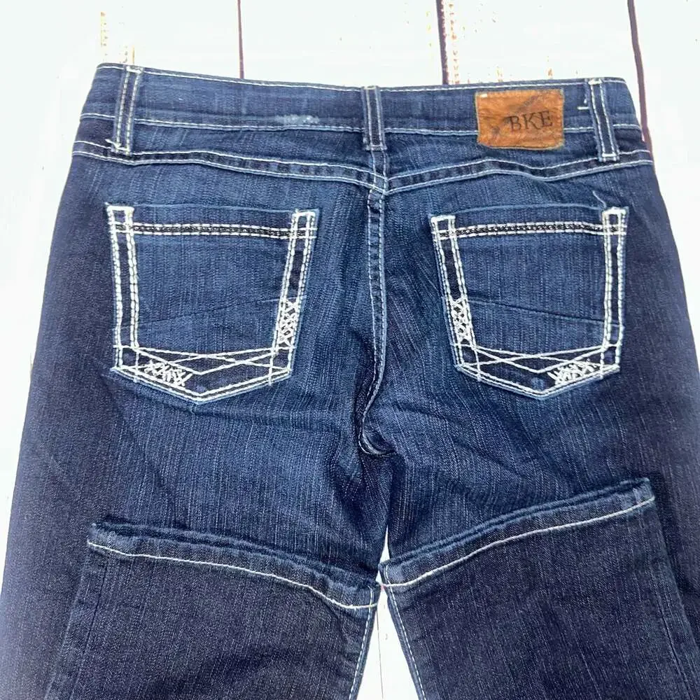 BKE Denim Sabrina Straight Leg Blue Jeans Size 27